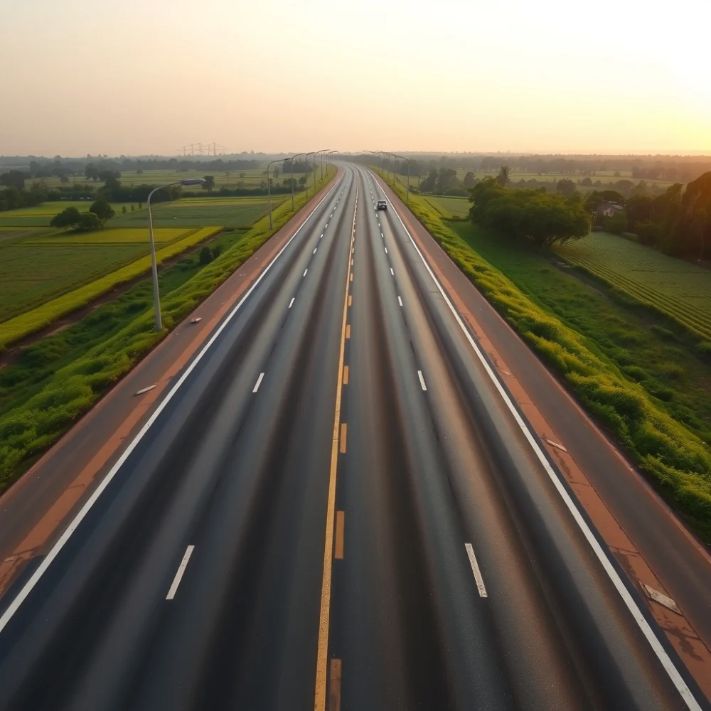 Group road trip safety on a Tamil Nadu highway